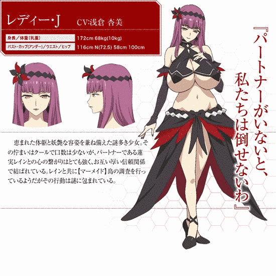 Valkyrie Drive Project chara:  Lady J