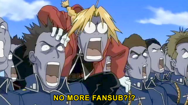 No more fansub?